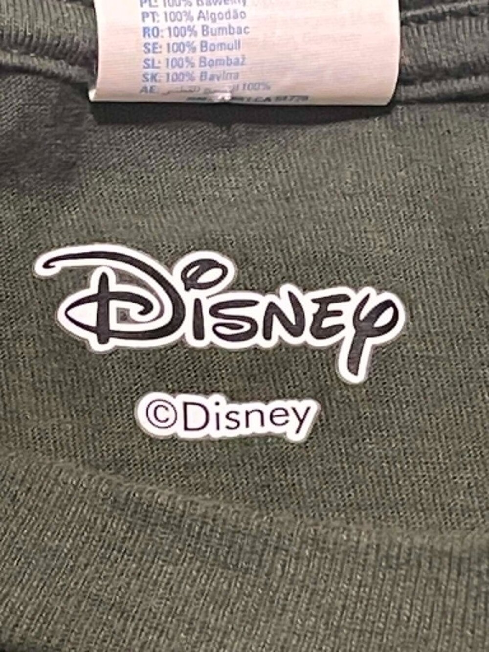 DISNEY Women’s Mickey Hunter Green Short Sleeve Shirt, Size XL - Picture 8 of 8